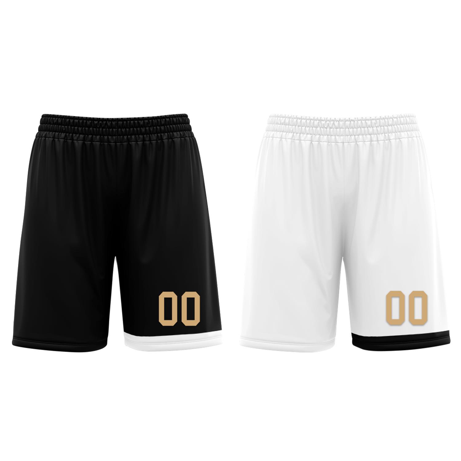 Custom Black White Classic Style Reversible Basketball Uniform Personalized Ordinary BBJR-D017044