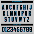 Custom Grey Classic Style Black Personalized Authentic Baseball Jersey BSBJ01-bd0facf