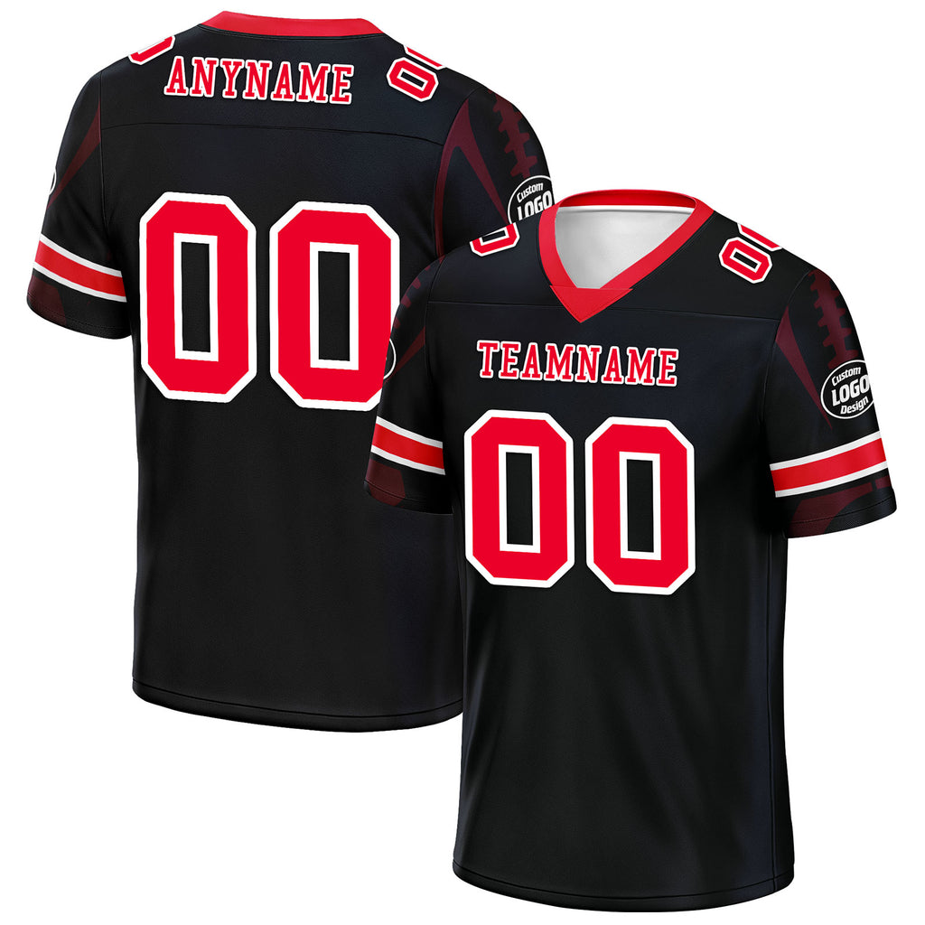 Custom Blue Houston Football Jersey and Sports Shoes Combo Offer Personalized Combo ZH-D025008-10