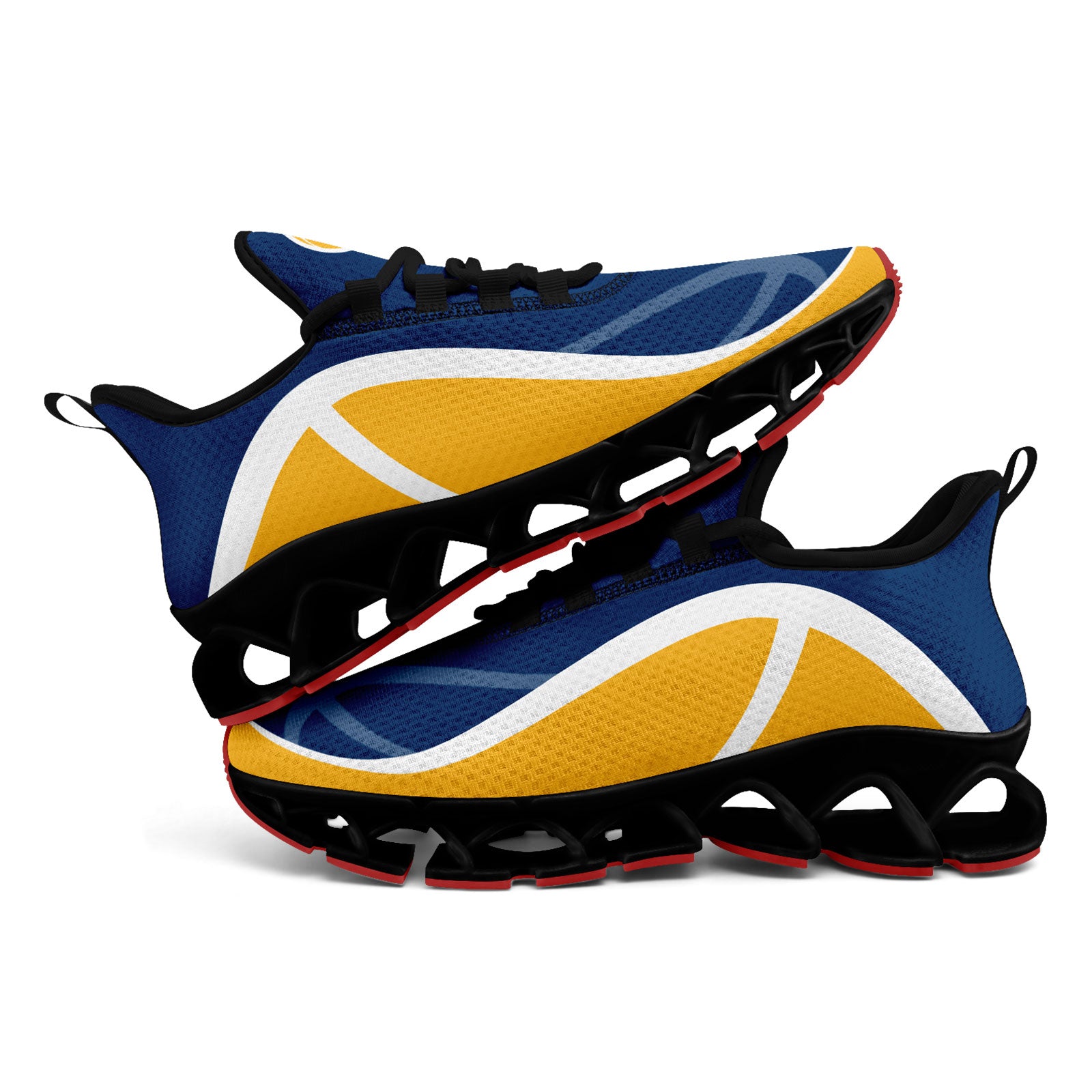 Custom Blue Yellow Maxsoul Shoes Personalized Sneaker FN003XD-D020391-4