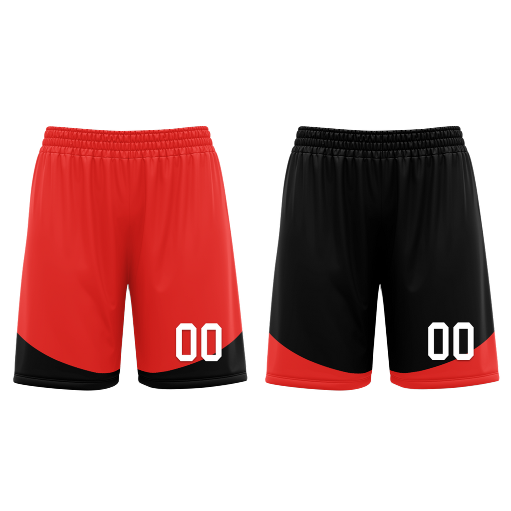 Custom Red Black Classic Style Reversible Basketball Uniform Personalized Ordinary BBJR-D017042