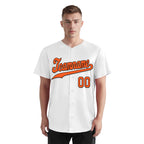 Custom White World Cancer Day Personalized Authentic Baseball Jersey BSBJ01-E06020-15