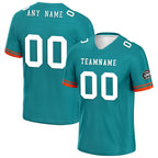 Custom Green Orange Miami Football Jersey and Firesoul Sports Shoes Combo Offer Personalized Combo ZH-D020273-24