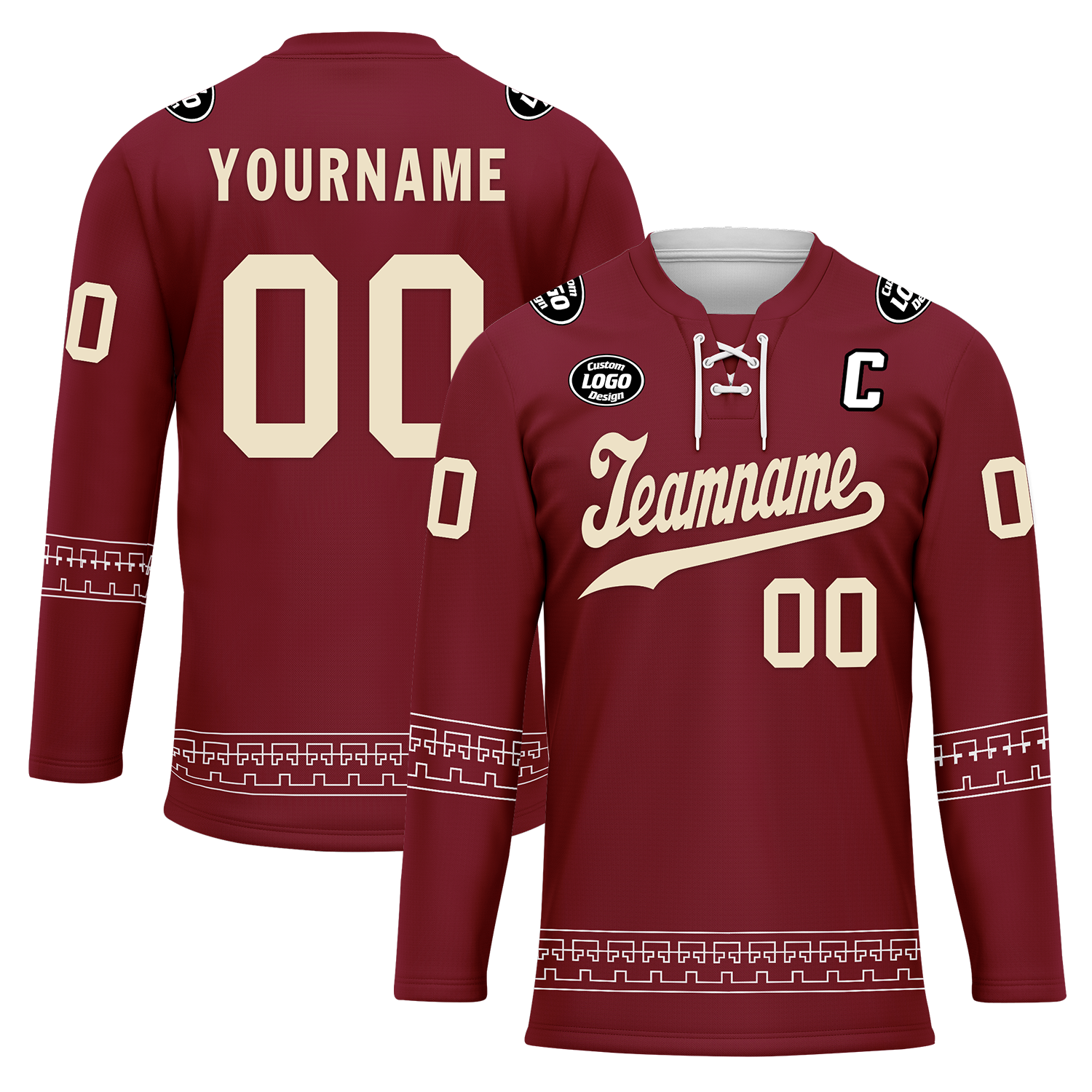 Custom Red Personalized Hockey Jersey HCKJ01-D0a70fd