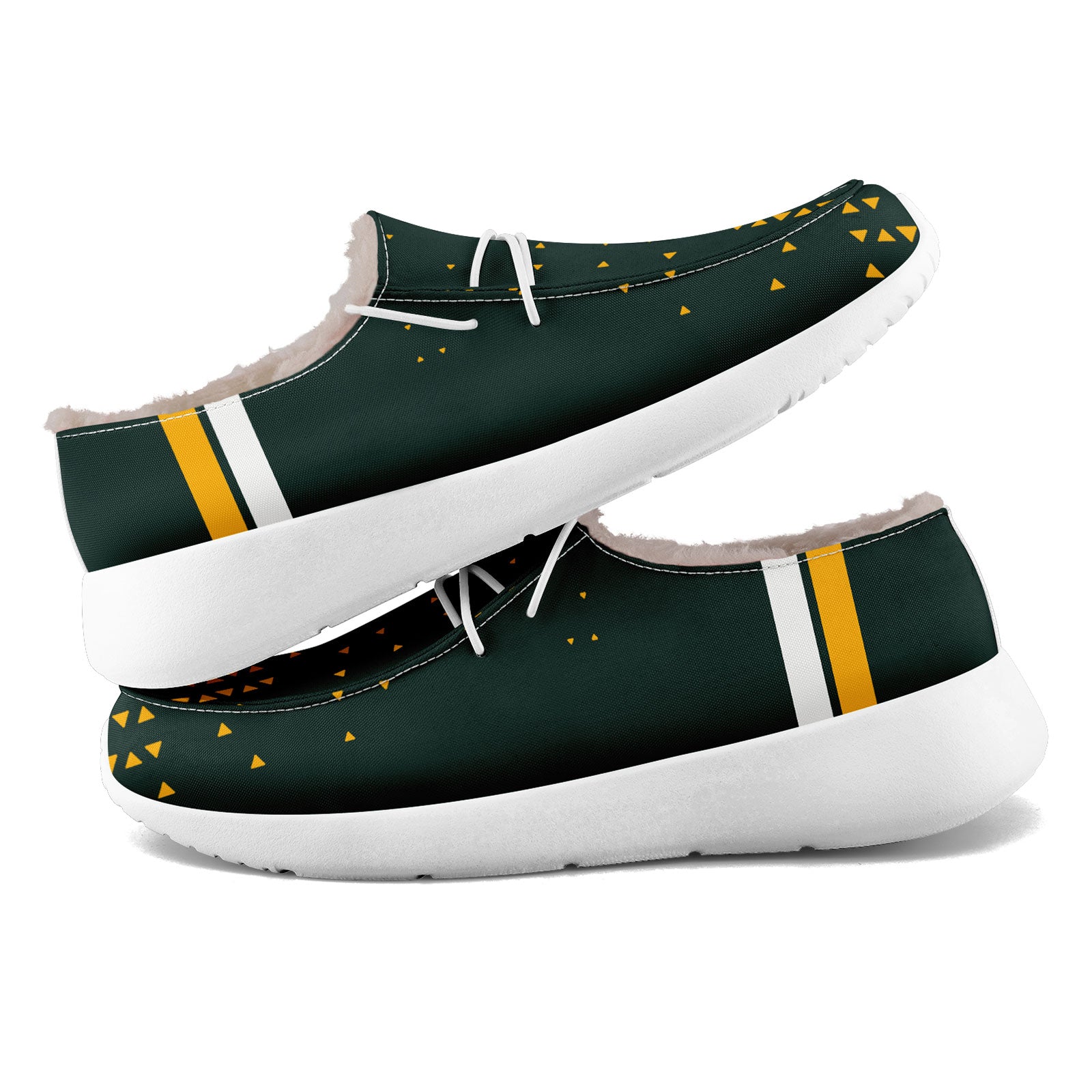 Custom Green Yellow Green Bay Shoes Personalized Sneaker FN042-D020279-13