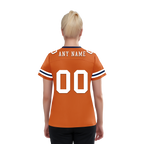 Custom Orange Classic Style Personalized Authentic Football Jersey FBJ02-bd0a70b8