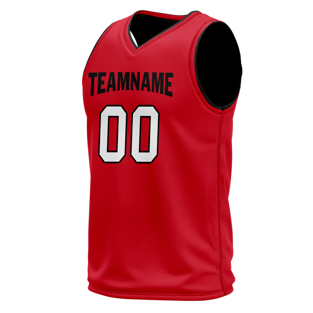Custom Red City Edition Personalized Sports Uniform Authentic Basketball Jersey BBJ01-D06101-16