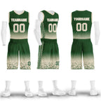 Custom Green Yellow Fade Fashion Sports Uniform Basketball Jersey BBJ01-D020102-7