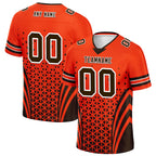Custom Black Orange Ohio Personalized Authentic Football Jersey FBJ02-D023033-8
