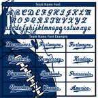 Custom White Blue Classic Style Personalized Authentic Baseball Jersey UN002-D0b0a00-ad