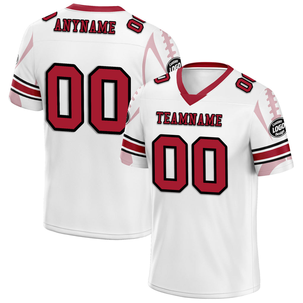 Custom White New York Personalized Authentic Football Jersey FBJ02-D025033-20