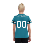Custom Blue Classic Style Personalized Authentic Football Jersey FBJ02-bd0a70be