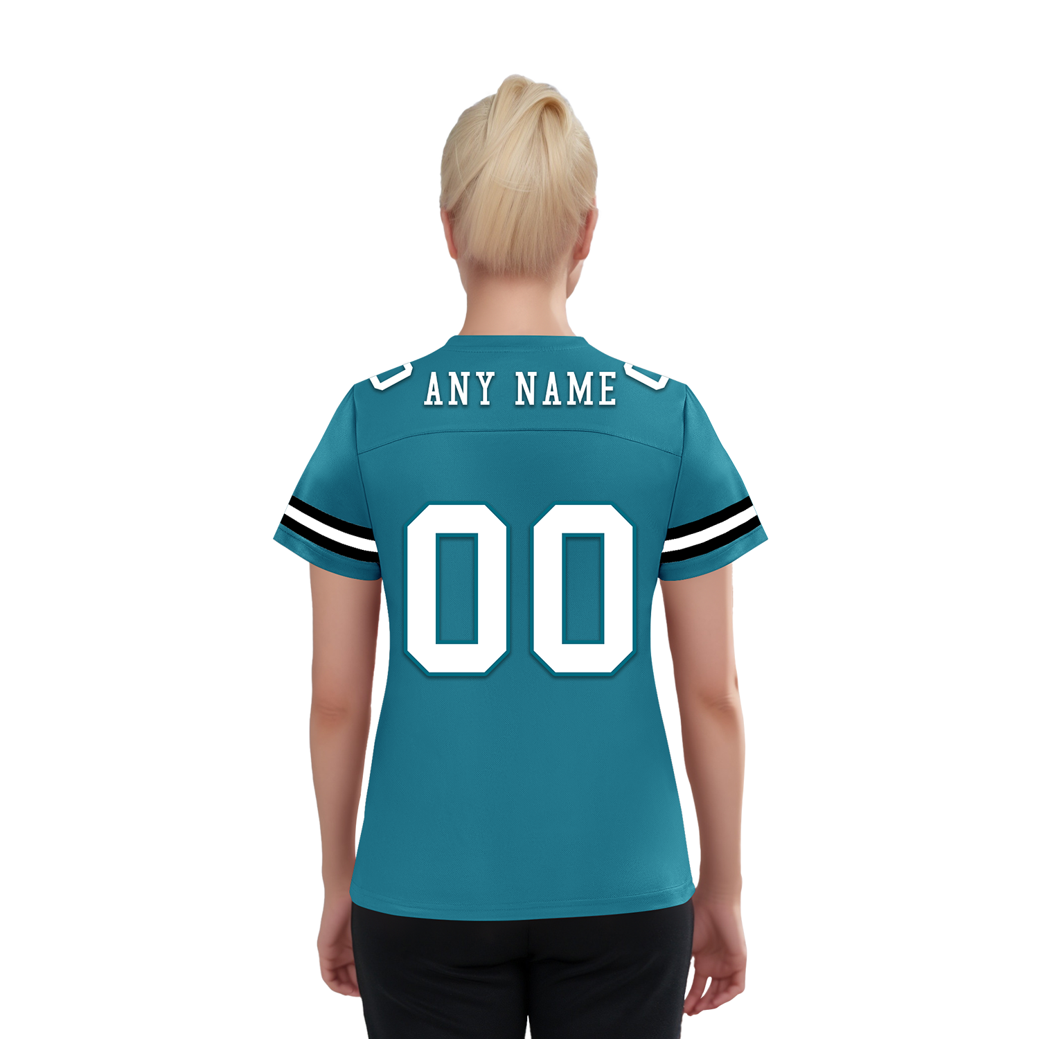 Custom Blue Classic Style Personalized Authentic Football Jersey FBJ02-bd0a70be