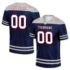 Custom New England Personalized Authentic Football Jersey FBJ02-E0607-3