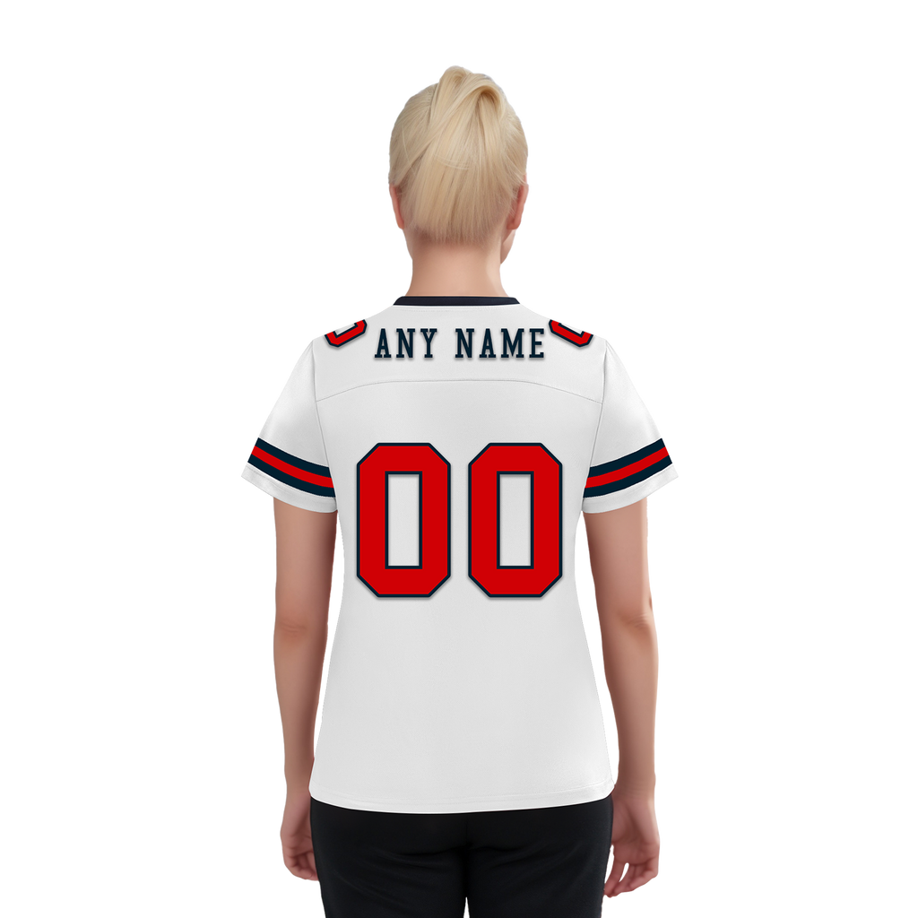 Custom White Classic Style Personalized Authentic Football Jersey FBJ02-bd0a70b7