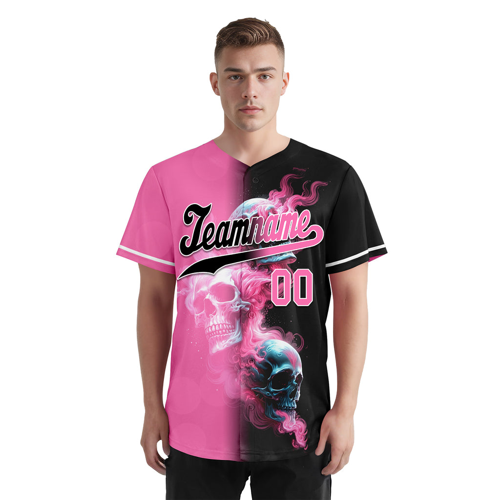 Custom Gothic Personalized Authentic Baseball Jersey BSBJ01-E06005