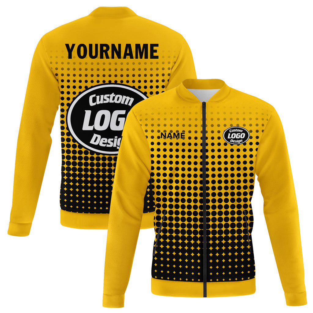 Custom Jacket Bomber Full-Snap Varsity Letterman Personalized Jacket PR092-D020346-6