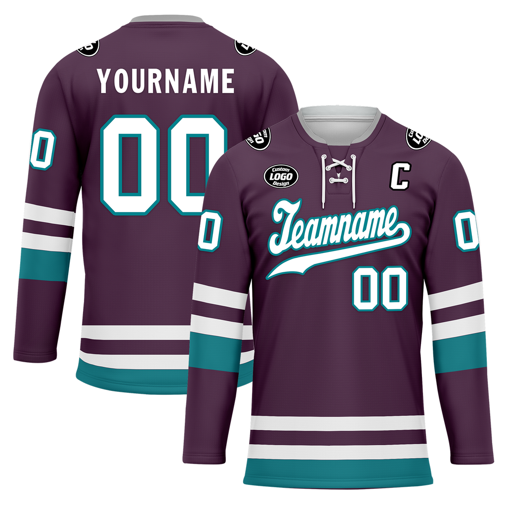 Custom Purple Personalized Hockey Jersey HCKJ01-D0a70d7