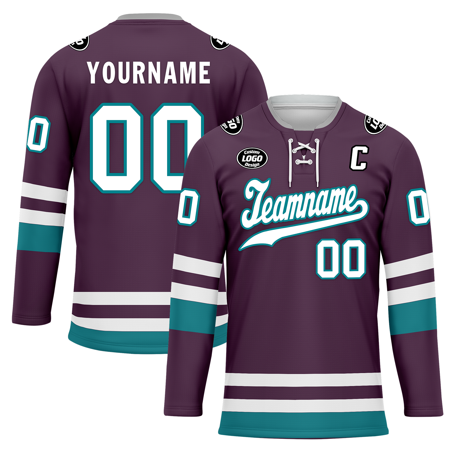 Custom Purple Personalized Hockey Jersey HCKJ01-D0a70d7