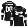 Custom Black White Personalized Hockey Jersey HCKJ01-D0a70e8
