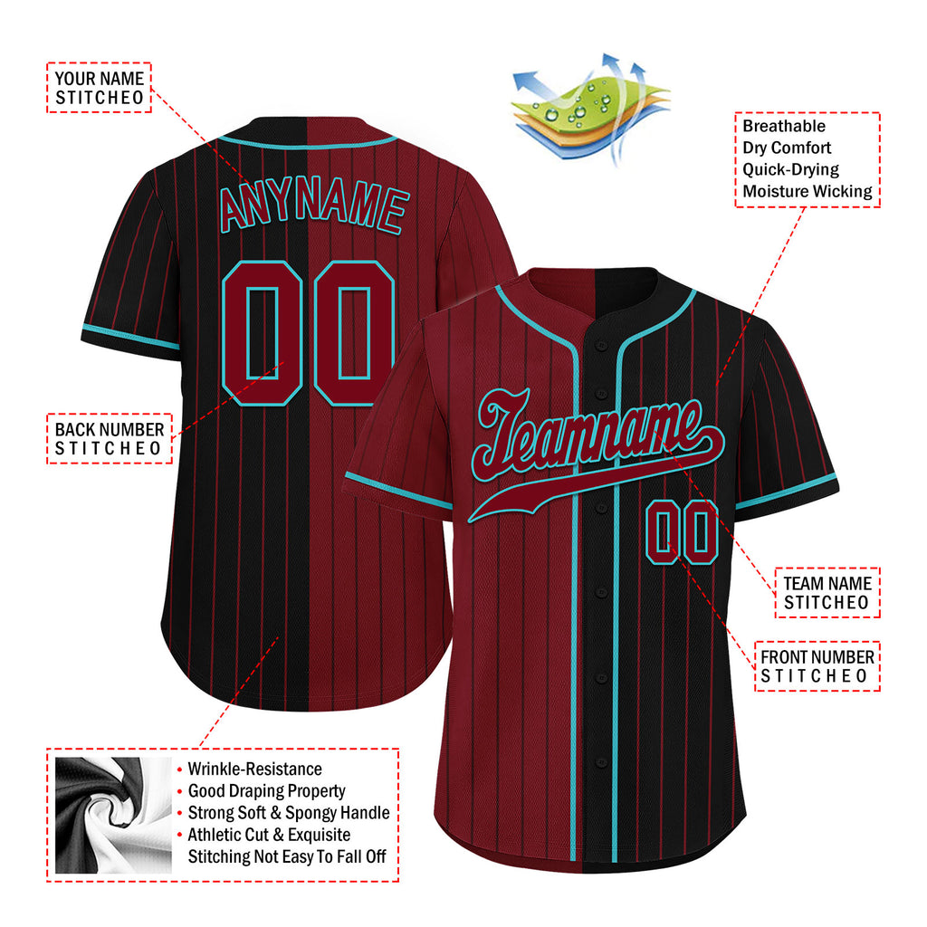 Custom Stripe Fashion Personalized Authentic Baseball Jersey BSBJ01-E06043-18