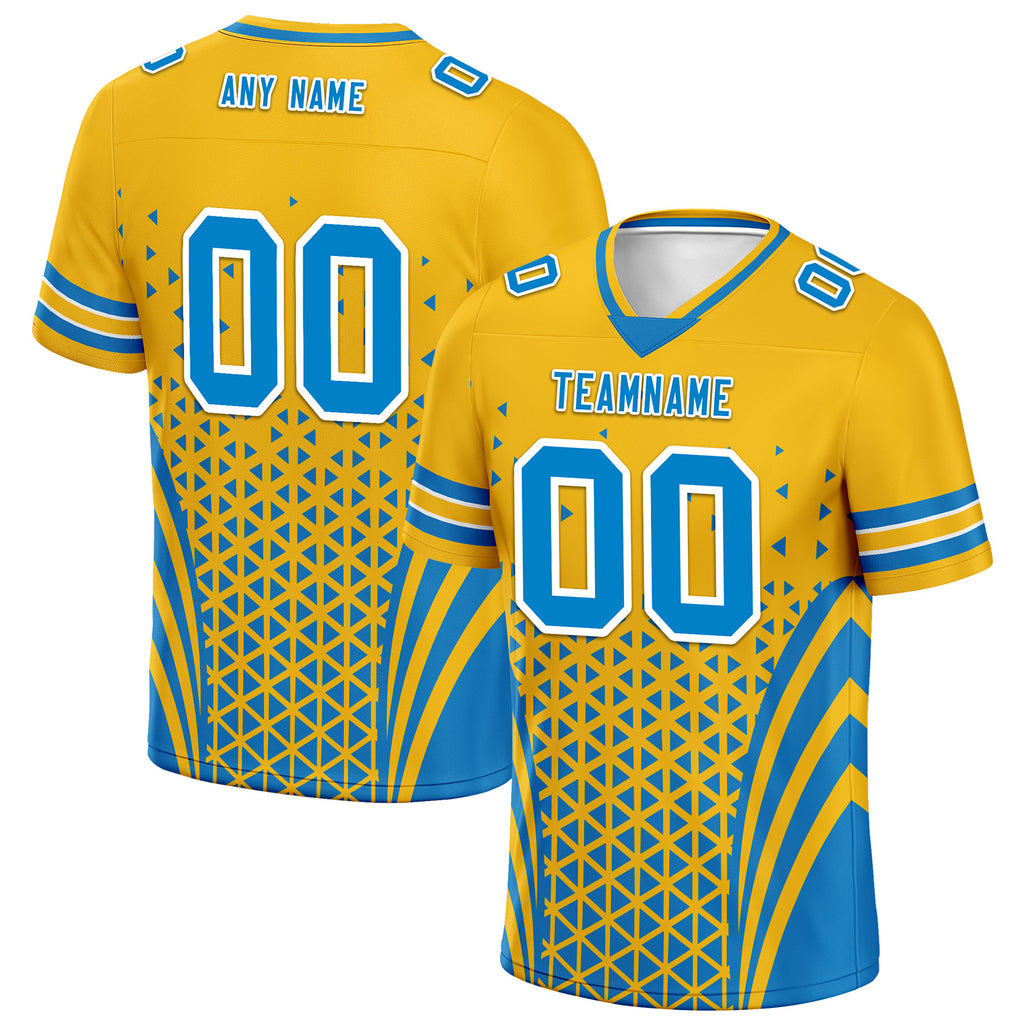 Custom Blue White California Football Jersey and Sports Shoes Combo Offer Personalized Combo ZH-D023031-22