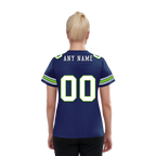 Custom Blue Classic Style Personalized Authentic Football Jersey FBJ02-bd0a70ad