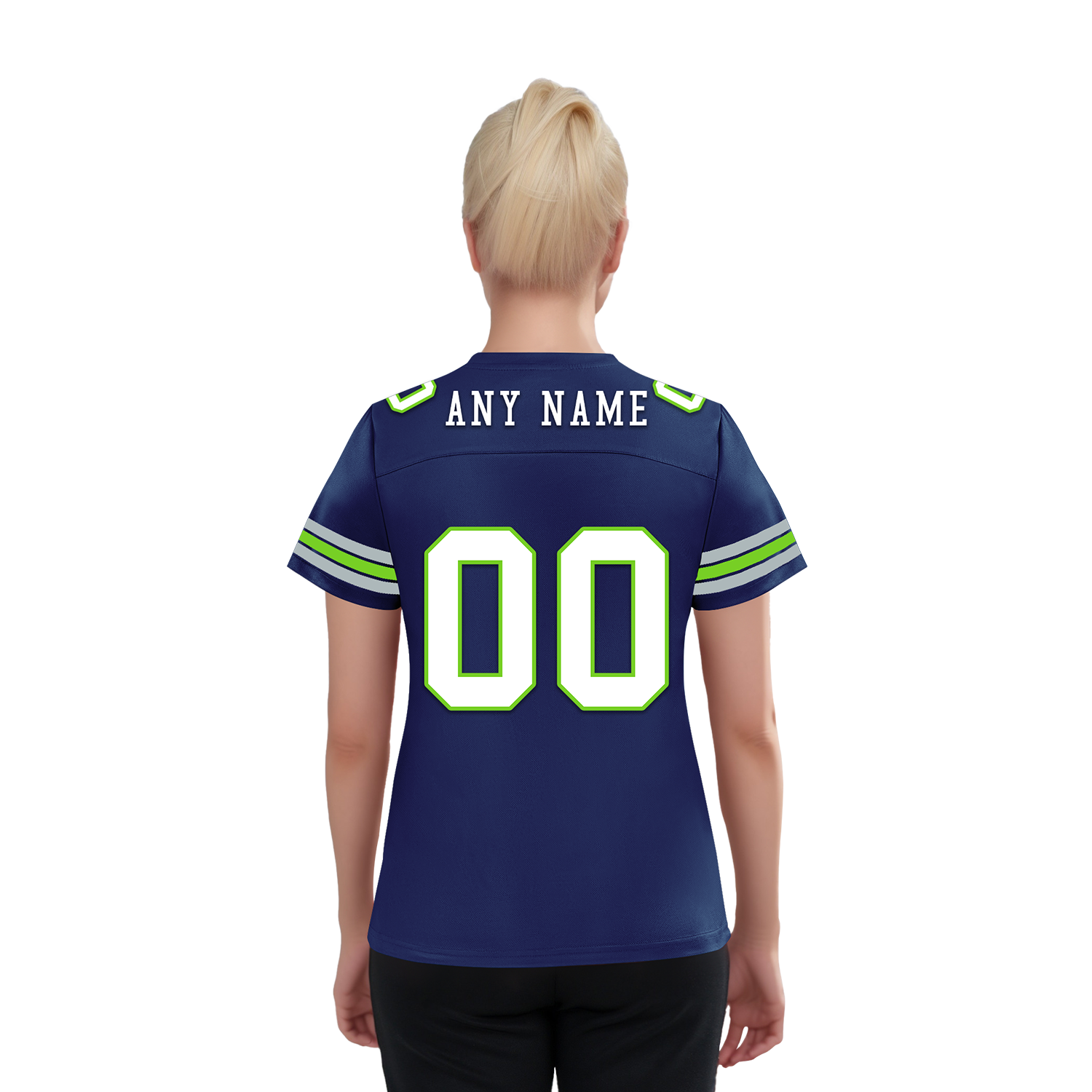 Custom Blue Classic Style Personalized Authentic Football Jersey FBJ02-bd0a70ad