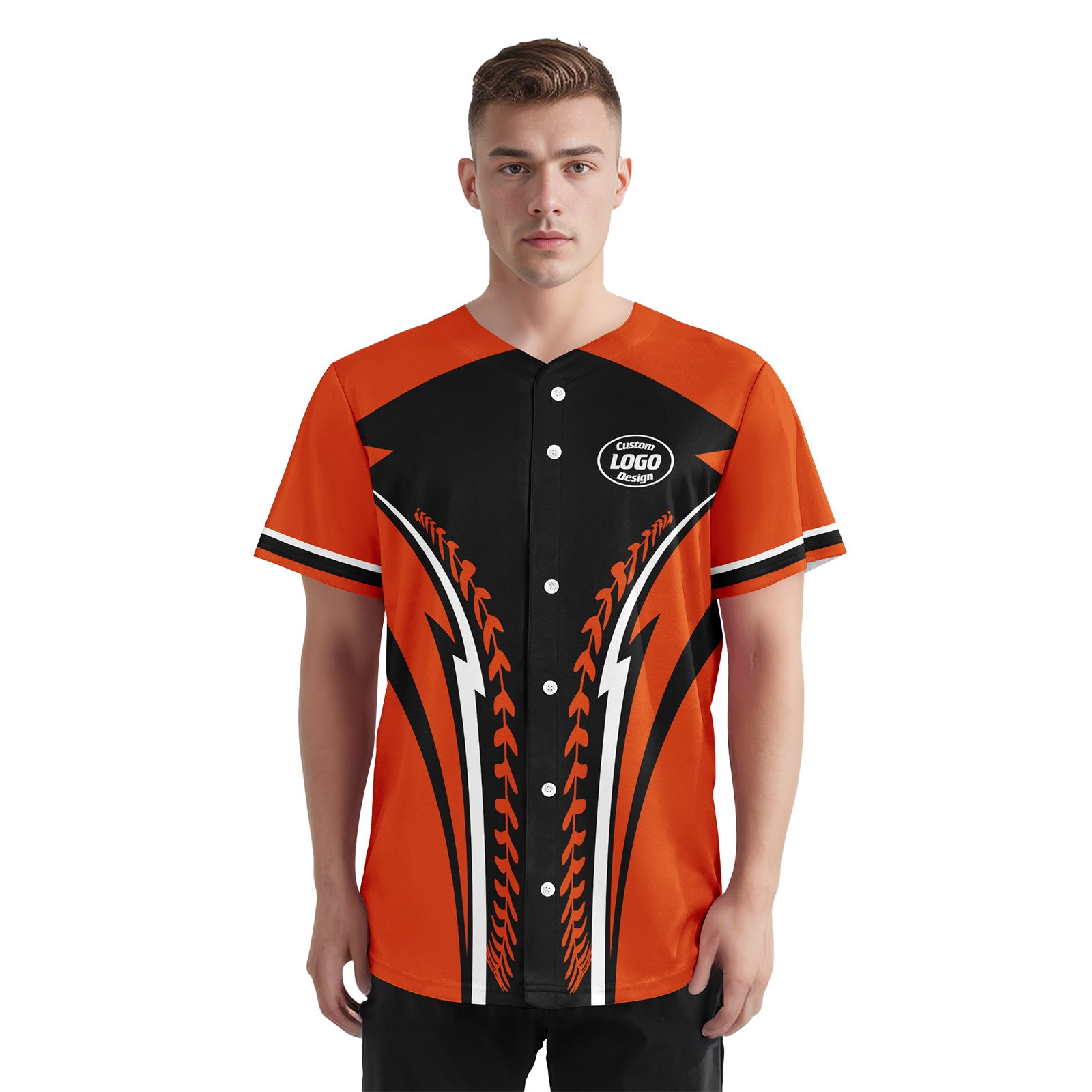 Custom Personalized Authentic Baseball Jersey BSBJ01-E023019-4