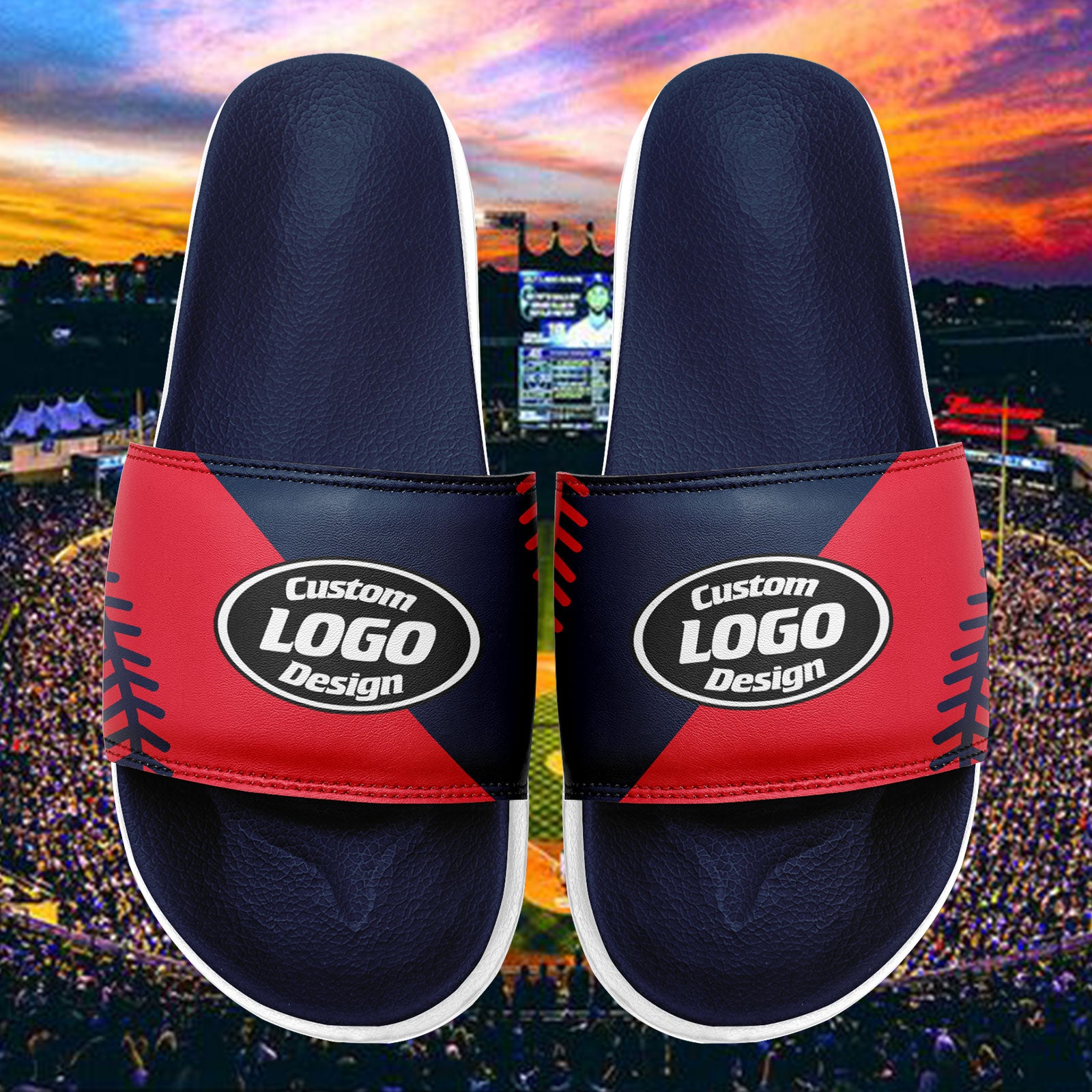 Custom Personalized Slide Sandal Shoes Personalized Sneaker FN055-E023029-18
