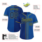 Custom Stripe Fashion Personalized Authentic Baseball Jersey BSBJ01-E06043-25