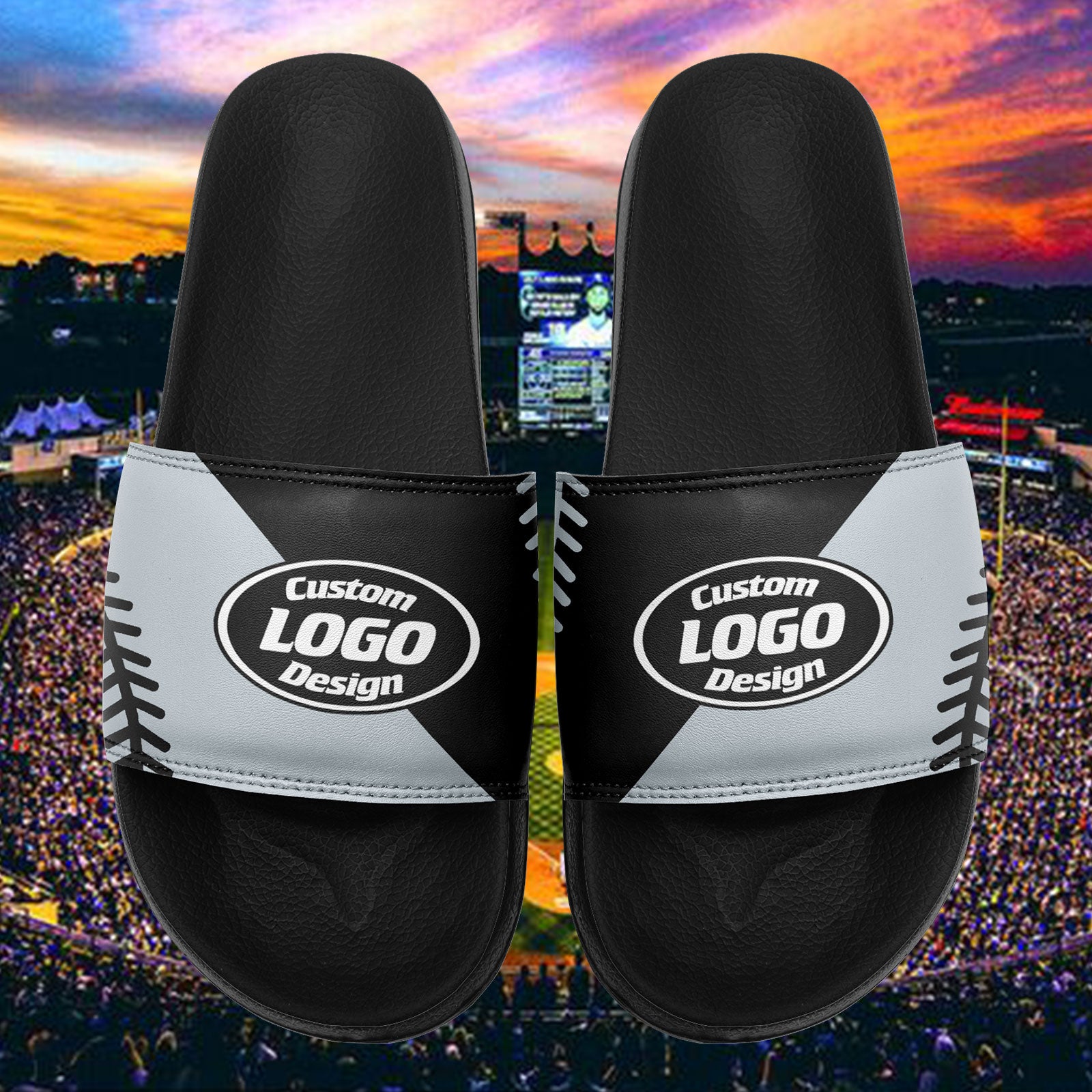 Custom Personalized Slide Sandal Shoes Personalized Sneaker FN055-E023029-10