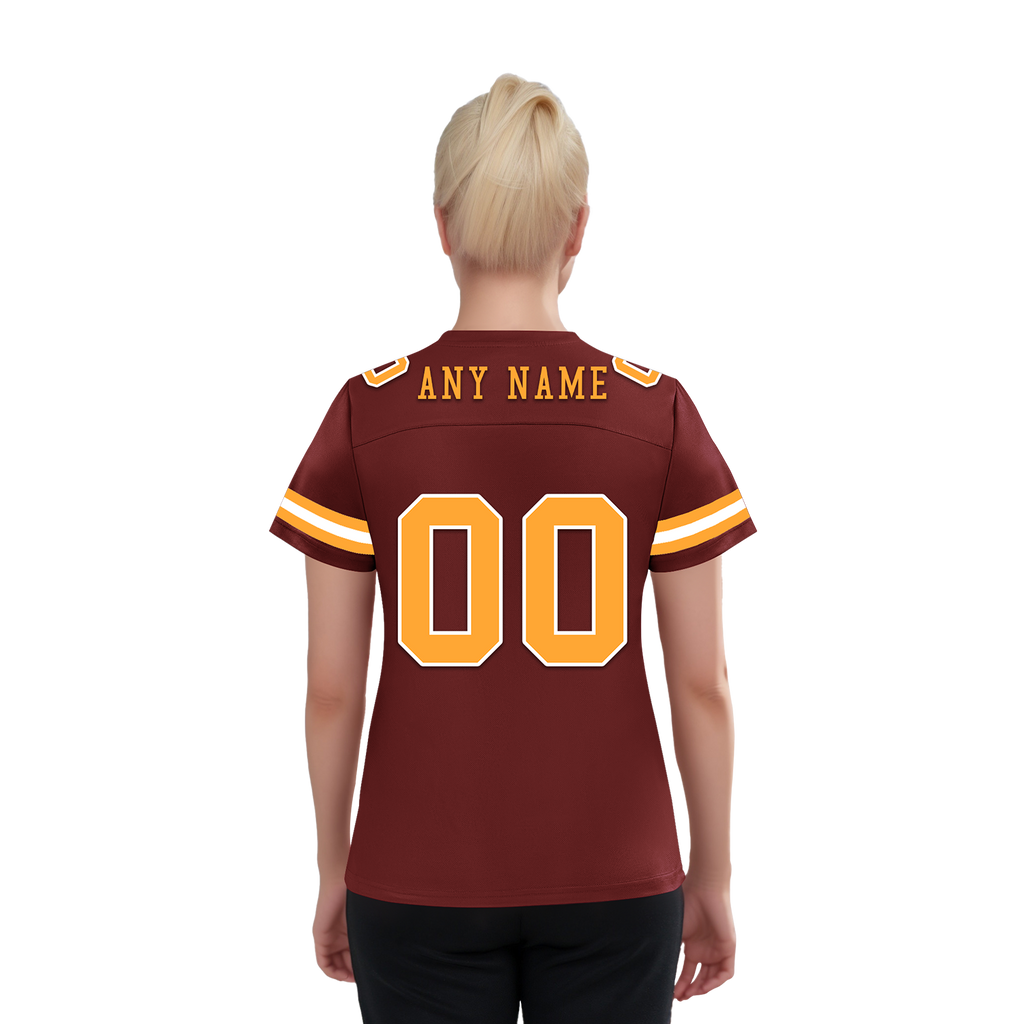 Custom Brown Classic Style Personalized Authentic Football Jersey FBJ02-bd0a70af