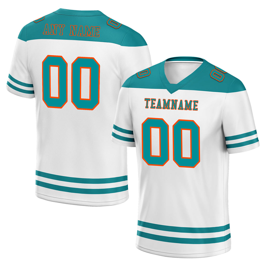 Custom Miami Personalized Authentic Football Jersey FBJ02-E0607-2