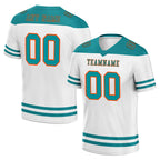 Custom Miami Personalized Authentic Football Jersey FBJ02-E0607-2
