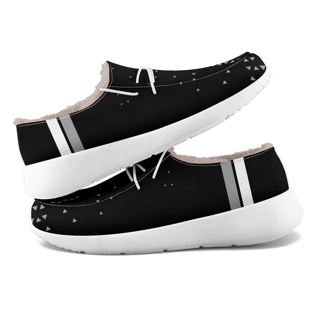 Custom Black Gray Las Vegas Shoes Personalized Sneaker FN042-D020279-20