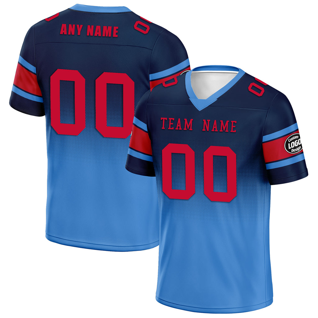 Custom Blue Tennessee Football Jersey and Hat Combo Offer Personalized Combo ZH-D020326-32