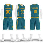 Custom Green Classic Style Sports Uniform Basketball Jersey BBJ01-D020105-13