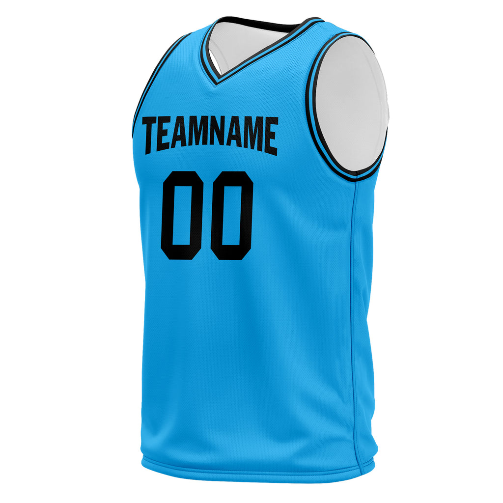 Custom Light Blue City Edition Personalized Sports Uniform Authentic Basketball Jersey BBJ01-D06101-13