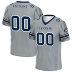 Custom Gray Seattle Football Jersey and Sports Shoes Combo Offer Personalized Combo ZH-D025008-27