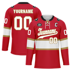 Custom Red White Personalized Hockey Jersey HCKJ01-D0a70ae