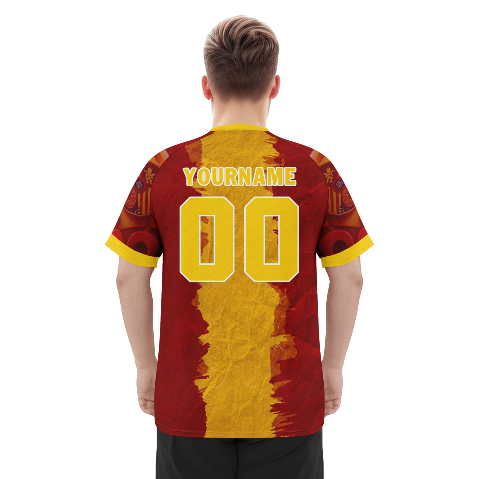 Custom Spain 2026 World Cup Football Shirt Customized Soccer Jersey for Fans Add Your Name & Number FZ190-F025072-1