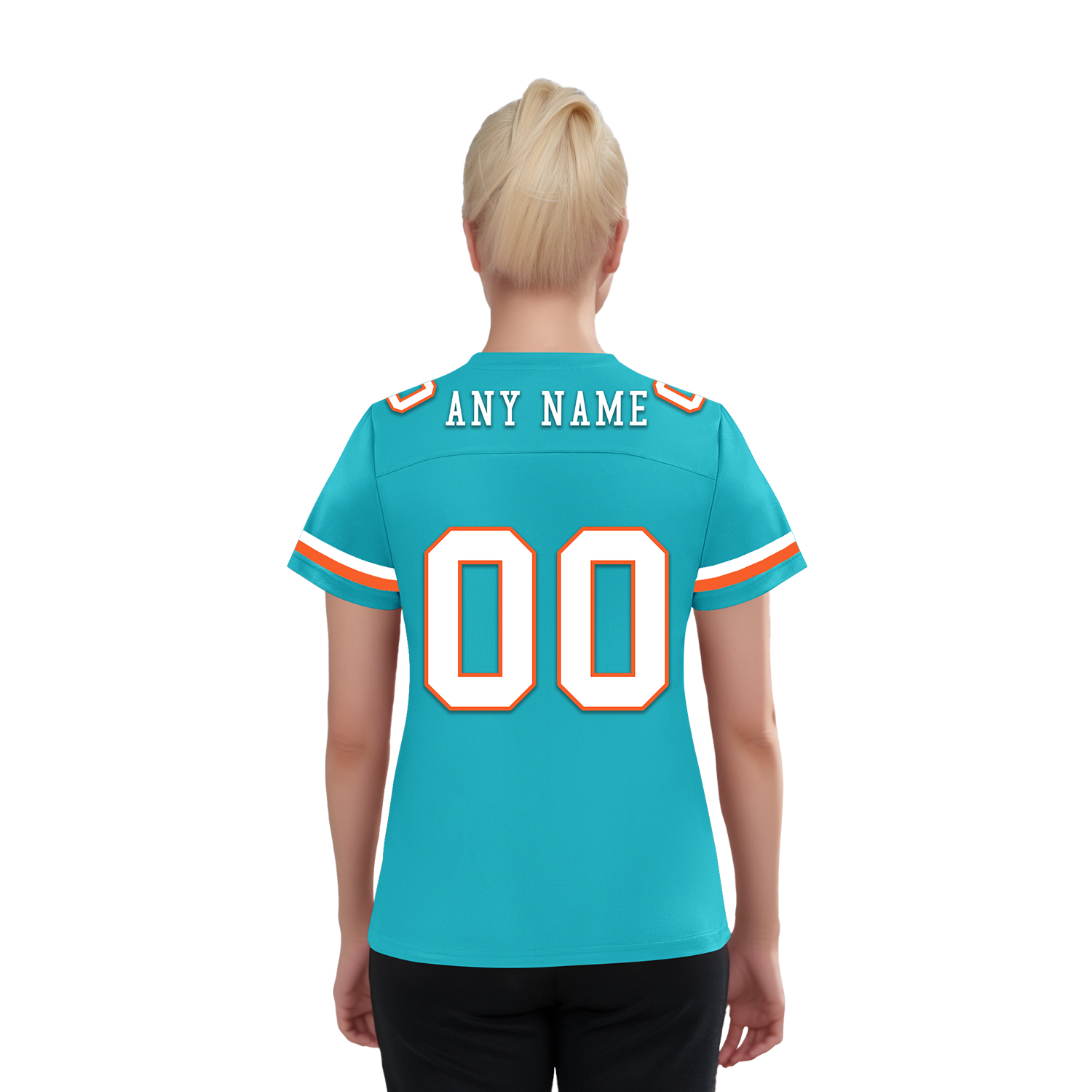 Custom Cyan Classic Style Personalized Authentic Football Jersey FBJ02-bd0a70ba