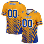 Custom Yellow White California Personalized Authentic Football Jersey FBJ02-D023033-15