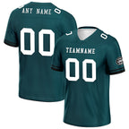 Custom Green Philadelphia Personalized Authentic Football Jersey FBJ02-D020263-23