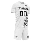 Custom White Soccer Sets Jersey Personalized SCJ101-D28020