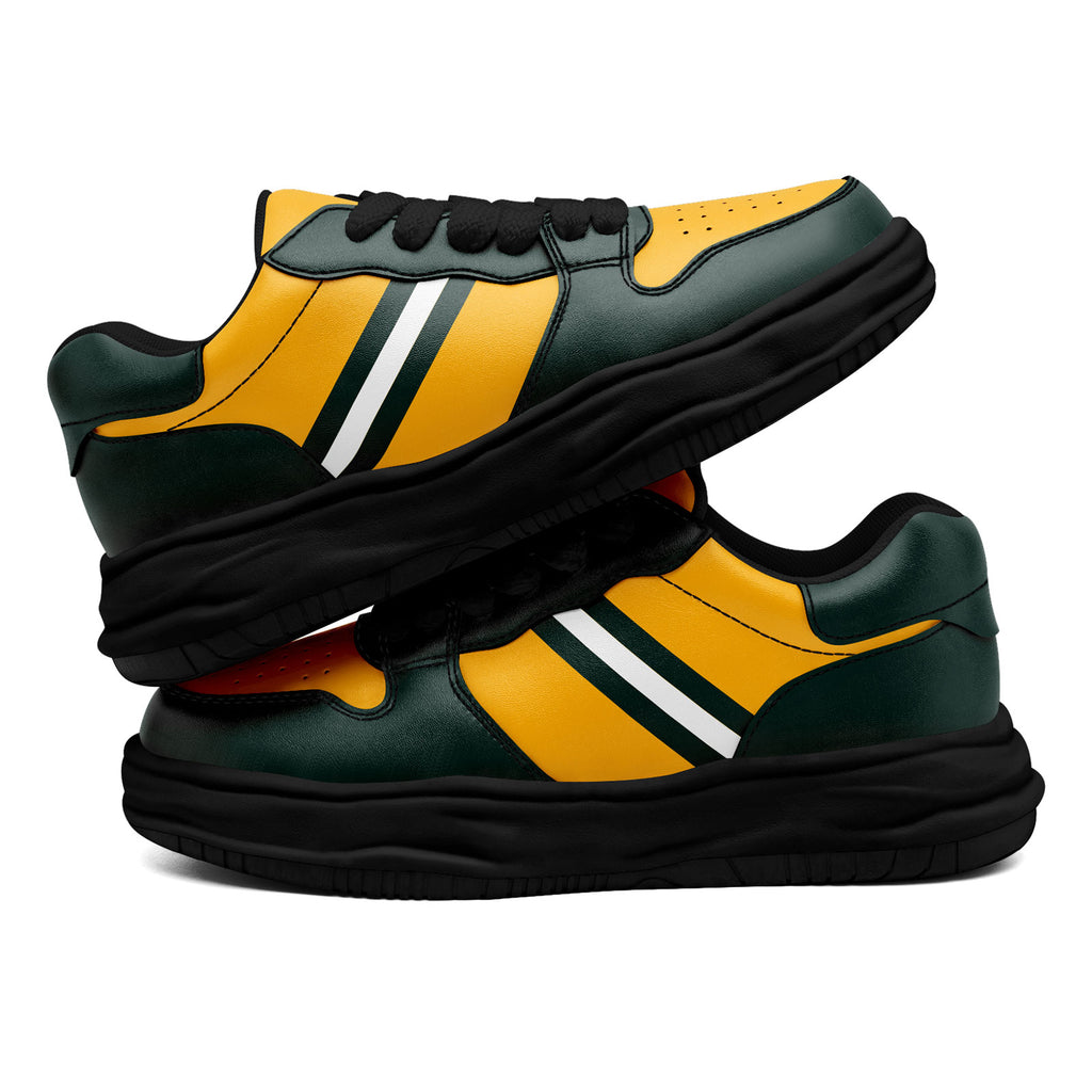 Custom Green Yellow Green Bay Shoes Personalized Sneaker FN032-D020389-13