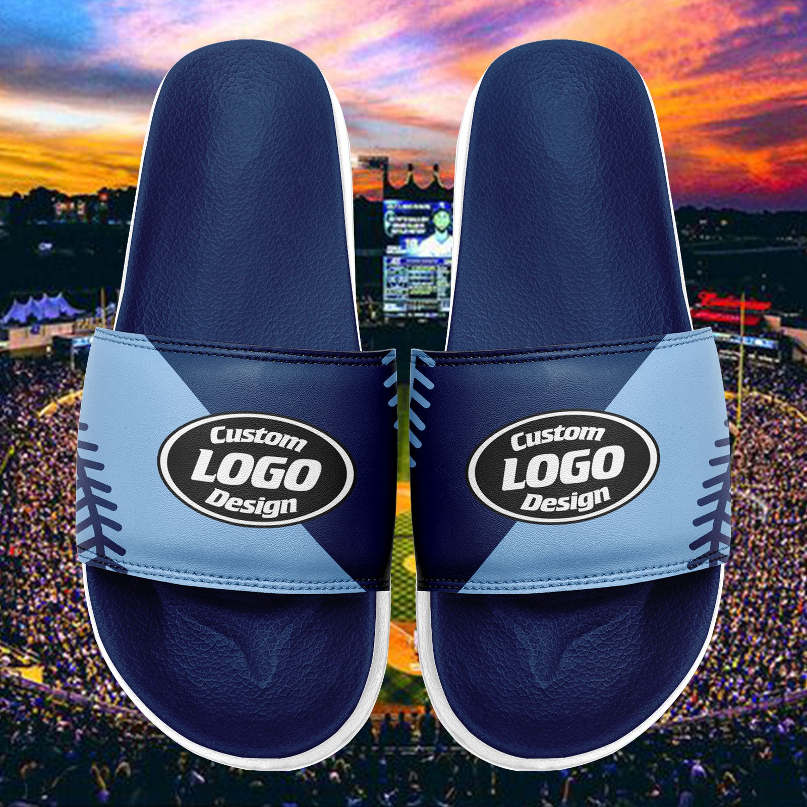 Custom Personalized Slide Sandal Shoes Personalized Sneaker FN055-E023029-27