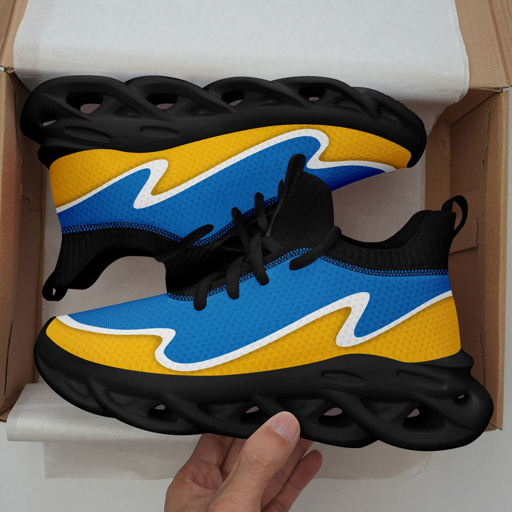 Custom Blue Yellow Maxsoul Shoes Personalized Sneaker FN030A-E020011-21