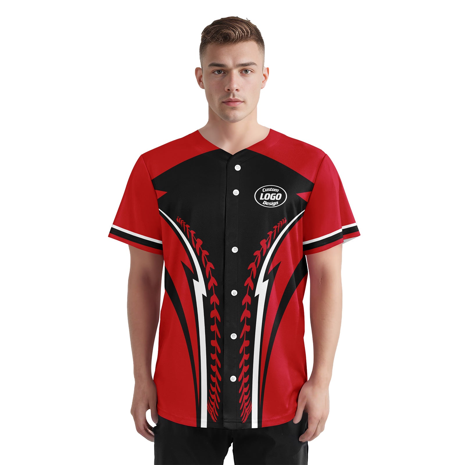 Custom Personalized Authentic Baseball Jersey BSBJ01-E023019-8